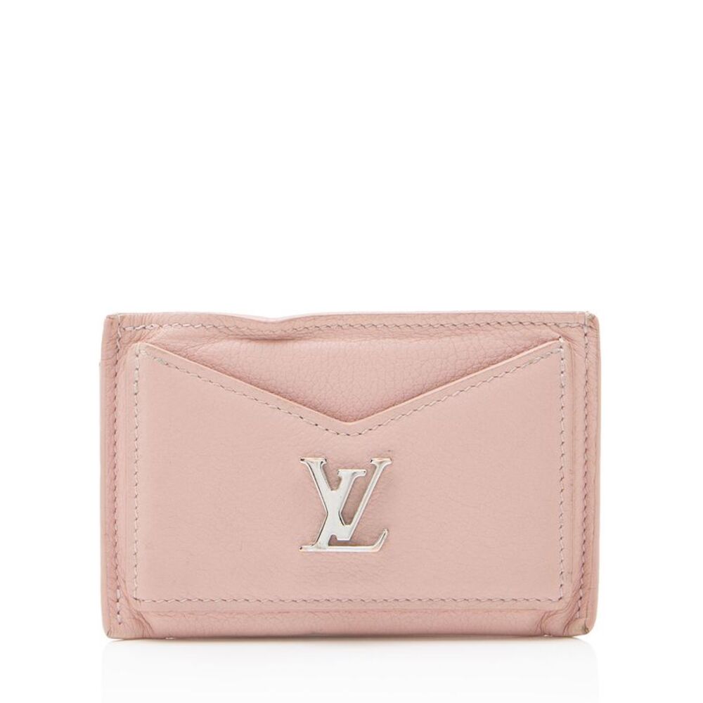 Louis Vuitton Calfskin Lockme Card Holder